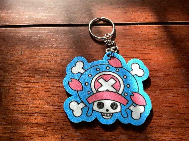 Tony Tony Chopper One Piece 3D Print - Keyring with Chain