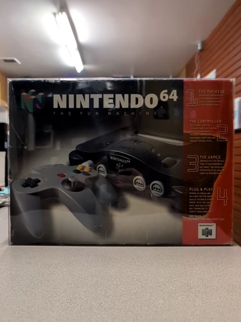 Nintendo N64 Console Complete in Box WORKING