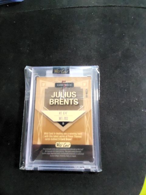 2023 Wild Card Julius Brents /2 Autograph