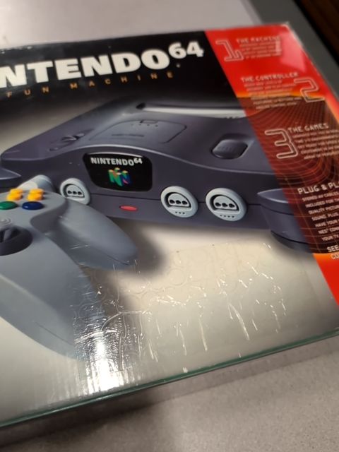 Nintendo N64 Console Complete in Box WORKING