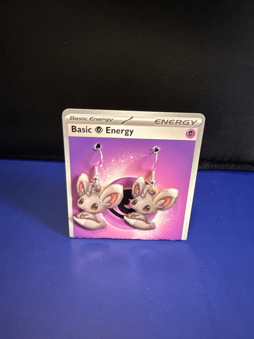 Handmade 925 Silver Pokemon Earrings