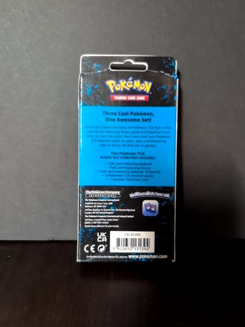 Pokémon TCG Knockout Collection (Boltund, Eiscue & Galarian Sirfetch) NEW SEALED