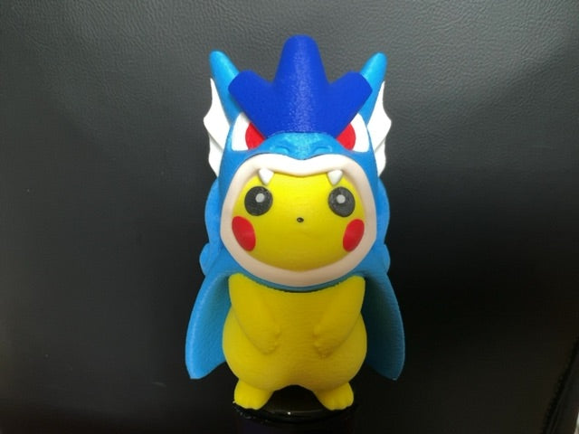 Pikachu as Gyarados statue 3D print