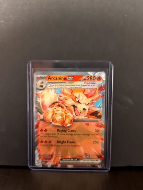 Arcanine ex Pokemon Scarlet & Violet Base Set 032/198 Double Rare