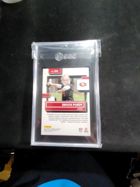 2022 Donruss Brock Purdy RC SGC 9