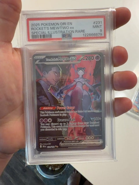 Team Rockets Mewtwo DR psa 9