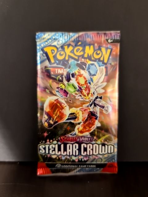 Pokemon Stellar Crown Booster Pack - 10 Cards / Pack - Random Art - SEALED