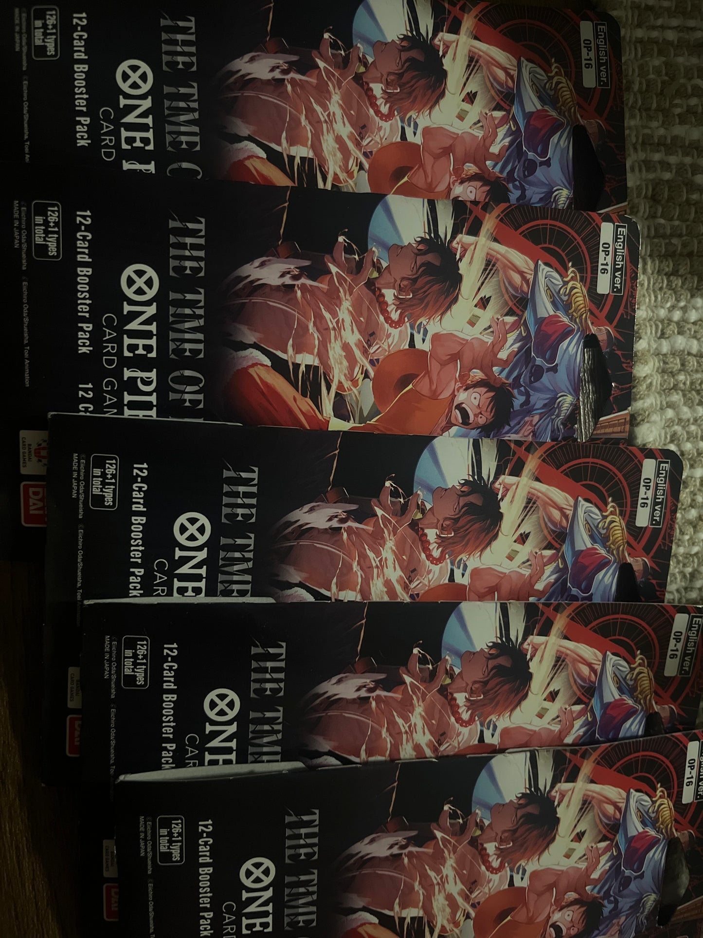 One Piece Card Game OP-16: The Time of Battle Booster Pack (English) – Factory Sealed