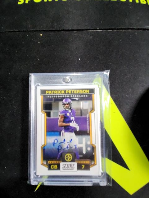 2023 Score. Patrick Peterson Autograph