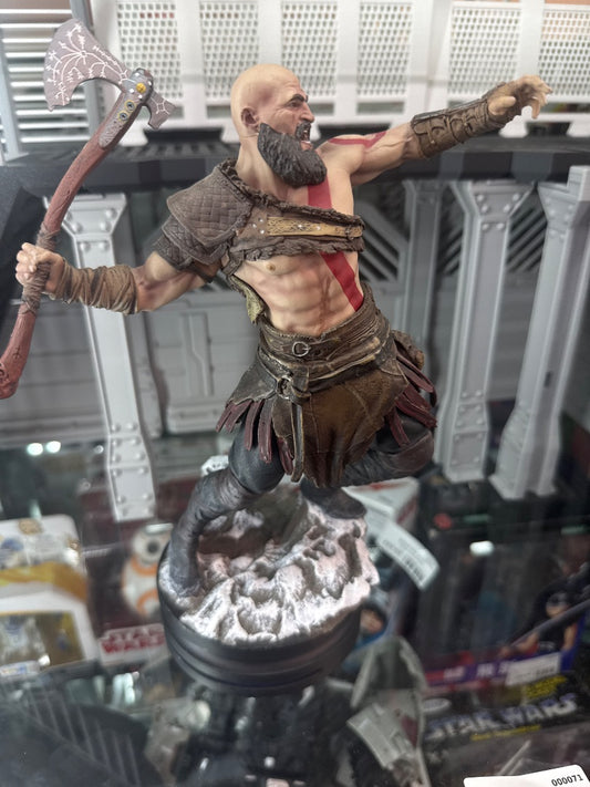 God of War: Ragnarok Kratos Statue Figure PVC Official Sony Modern Icons