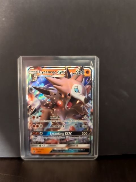 Lycanroc GX SM14 Black Star Promo Full Art Ultra Rare