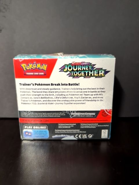 Pokemon TCG: Journey Together ENHANCED Factory Sealed Booster Box + Topper