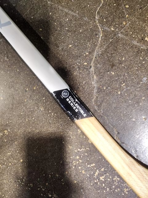 Nate MacKinnon autographed Avalanche hockey stick with certificate