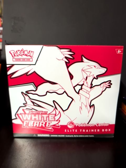 Pokemon TCG SV10.5 White Flare Pokemon Center ETB Elite Trainer Box Sealed!