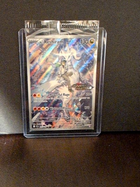 N's Reshiram 167/159 Journey Together Illustration Rare Stamped Promo