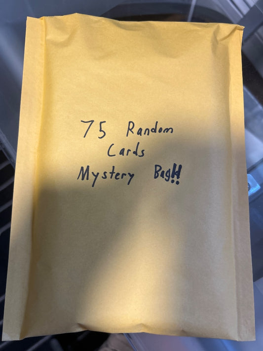 75 Card pokemon mystery bag