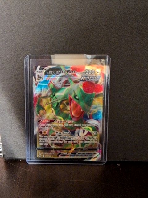Rayquaza VMAX Full Art Ultra Rare Holo Pokemon Card Crown Zenith 101/159