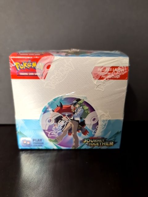 Pokemon TCG: Journey Together ENHANCED Factory Sealed Booster Box + Topper