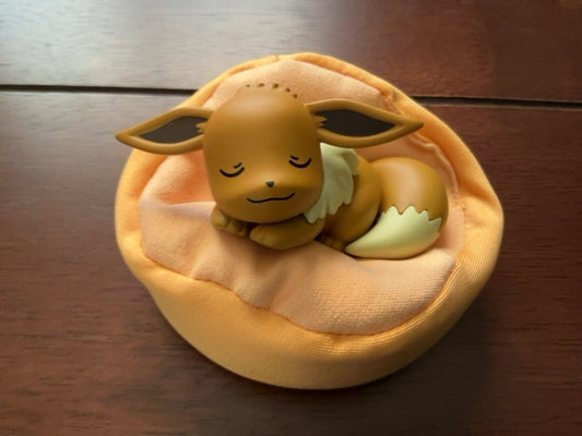 Sleeping Eevee Pokemon Figure