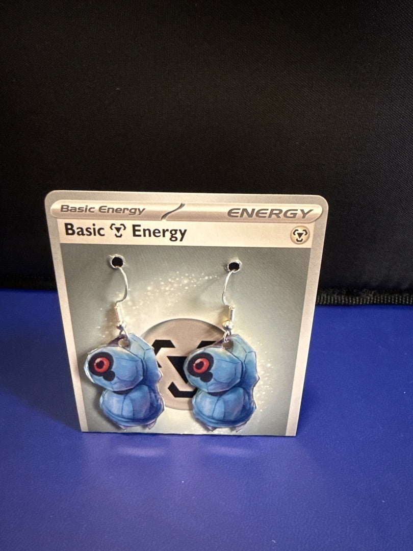 Handmade 925 Silver Pokemon Earrings