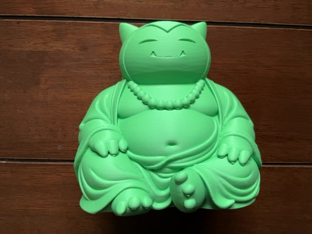 Buddhalax Snorlax Pokemon Statue - Big