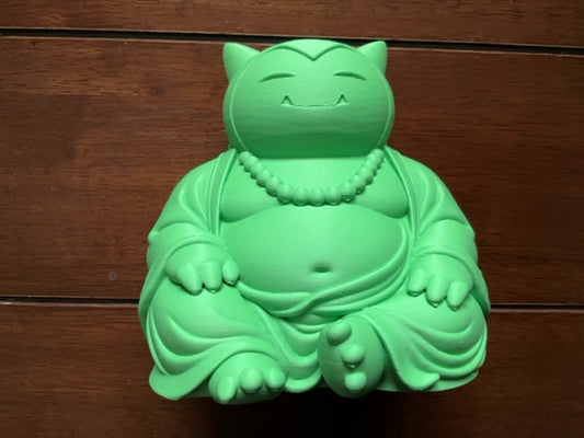 Buddhalax Snorlax Pokemon Statue - Big