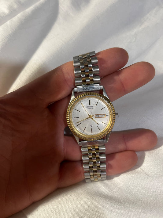 Citizen DayDate jubilee band two tone