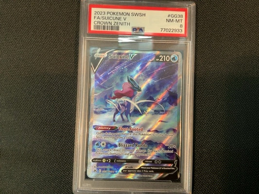 FA/Suicune V - PSA 8