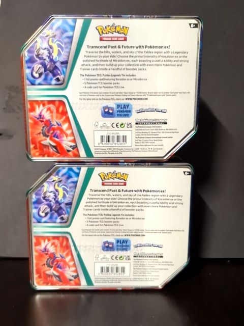Pokémon 2023 Paldea Legends Tin