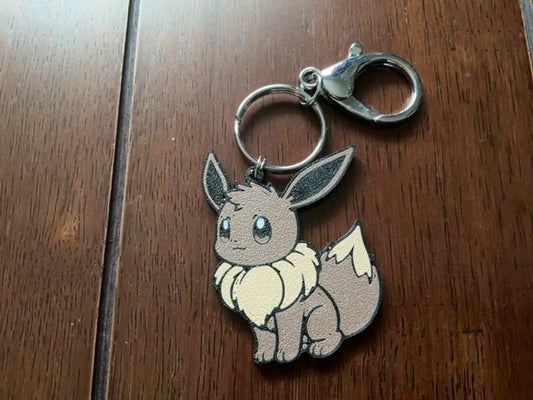 Eevee Pokemon 3D Print - Lobster Clasp