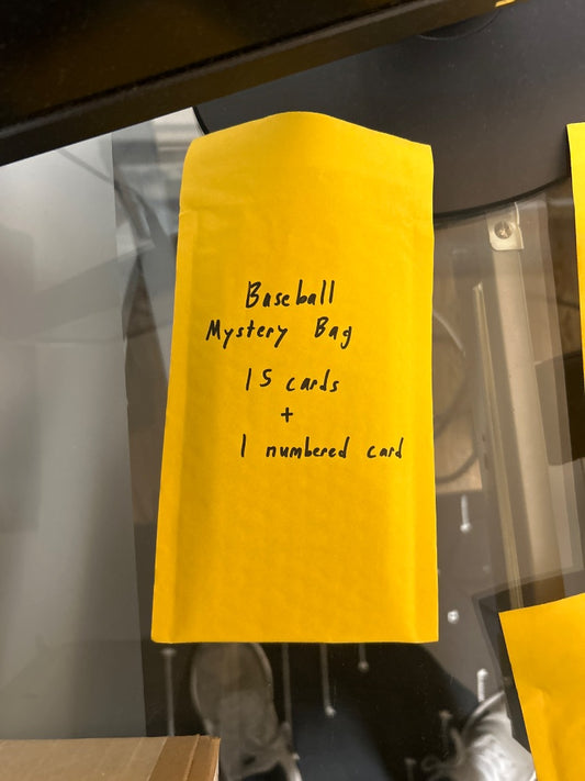 Baseball mystery bag