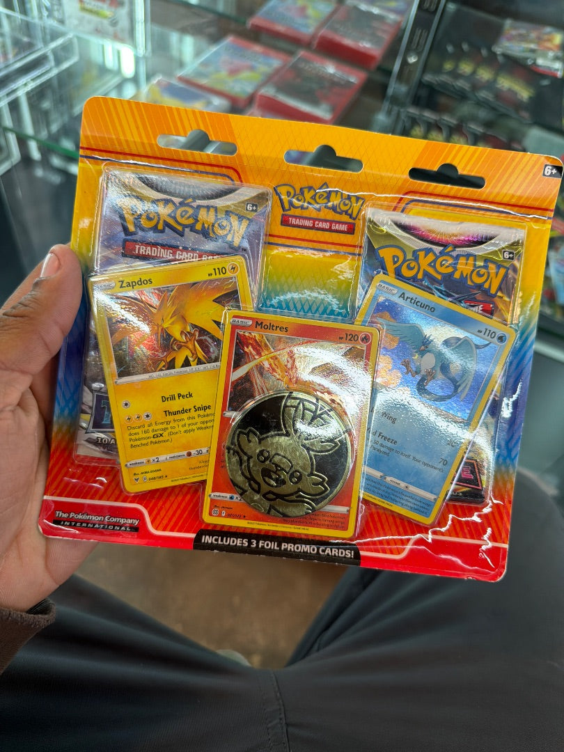Pokemon Enhanced 2-Pack Blister Pack [Articuno, Zapdos, & Moltres] - Miscellaneous Cards & Products (MCAP)