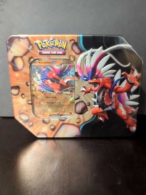 Slashing Legends Tin: Koraidon ex - NEW Factory Sealed