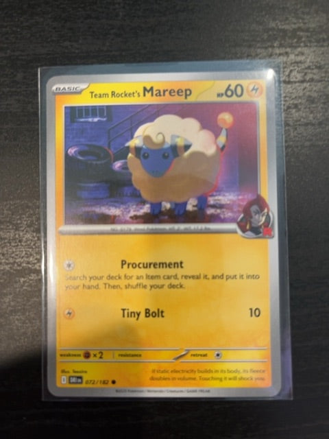 Team Rocket's Mareep 072/182 Destined Rivals Regular