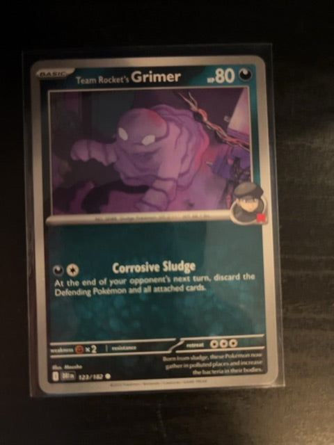 Team Rocket's Grimer 123/182 Destined Rivals Regular