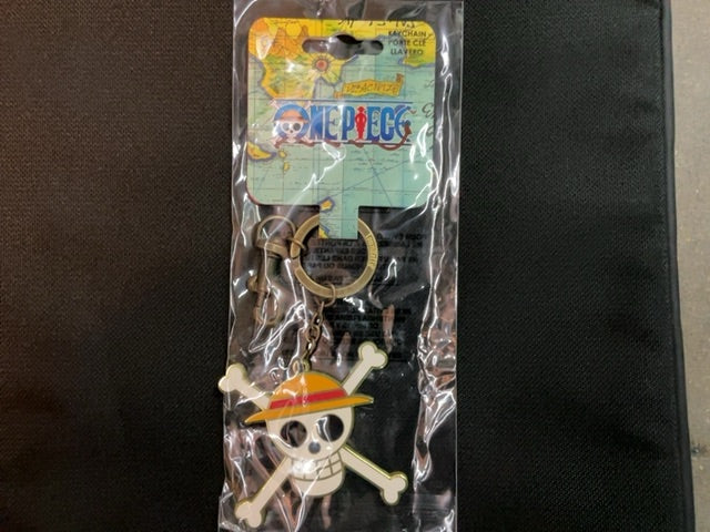 One Piece Metal Keychain