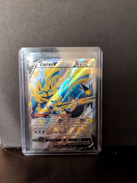 Zacian V Shiny SWSH292 Sword & Shield Black Star Promo Card