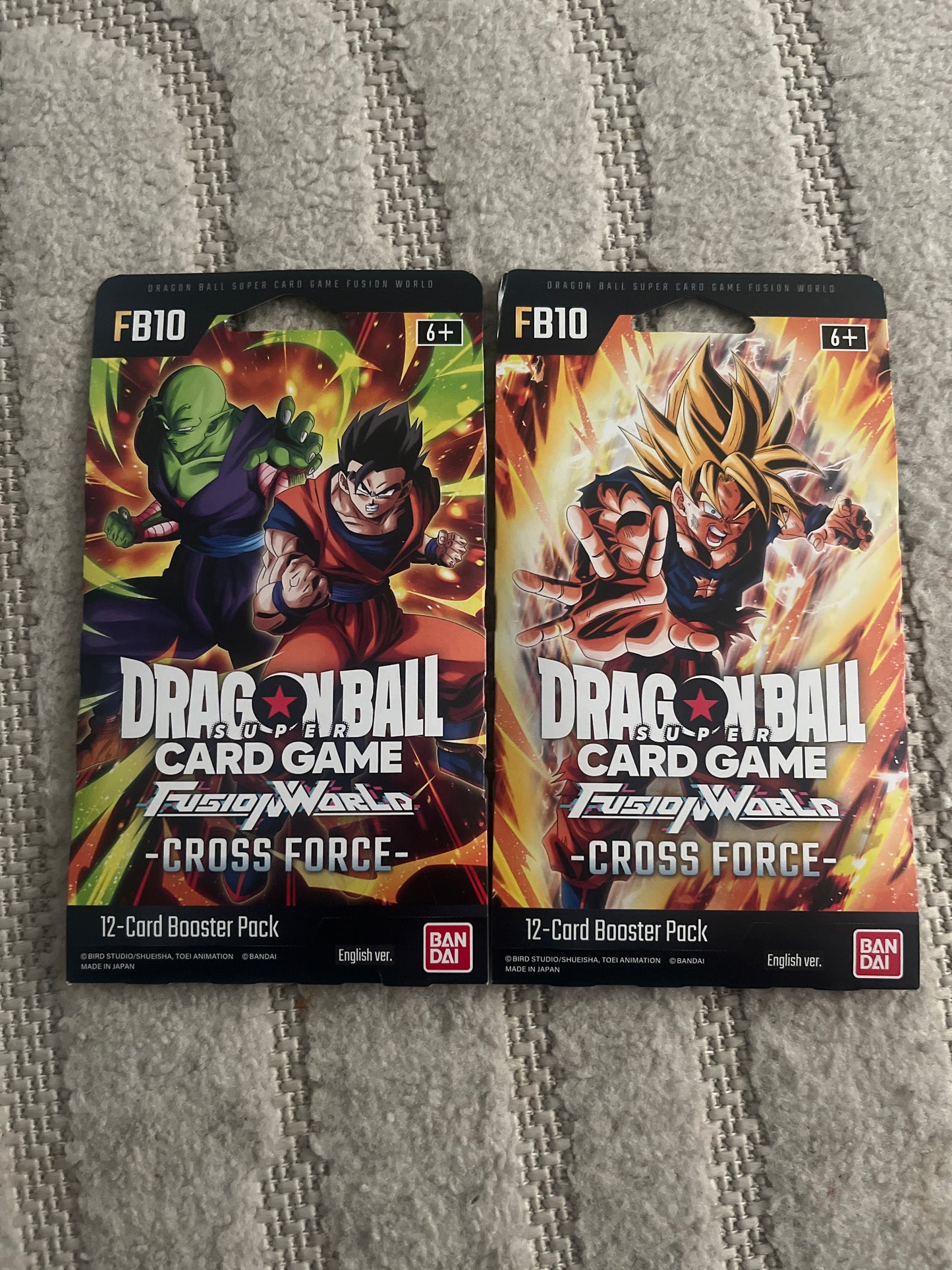 FB10 dragon ball sleeve booster pack