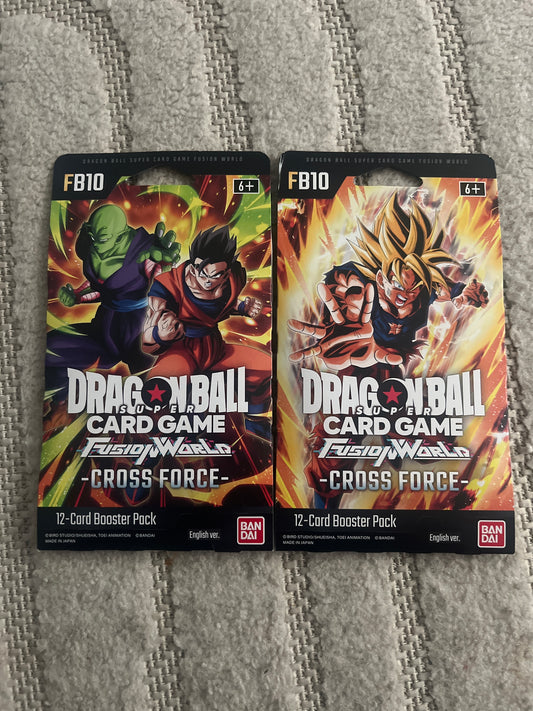 FB10 dragon ball sleeve booster pack