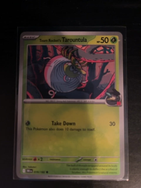 Team Rocket Tarountula 019/182 Destined Rivals Regular