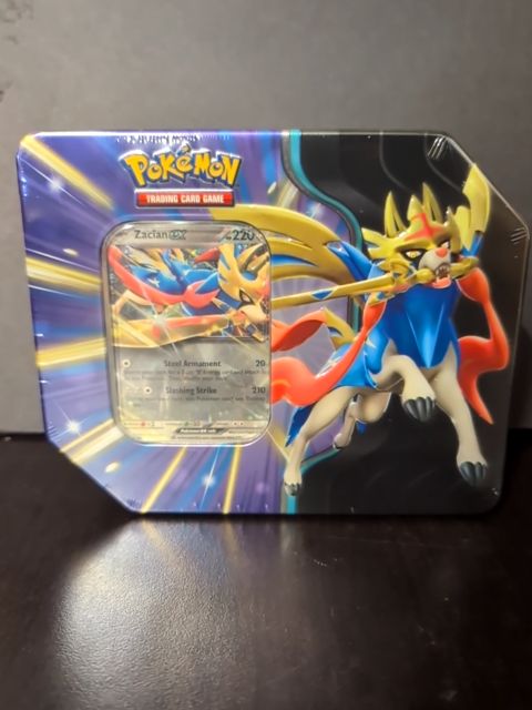 Slashing Legends Tin Zacian Ex - NEW Factory Sealed