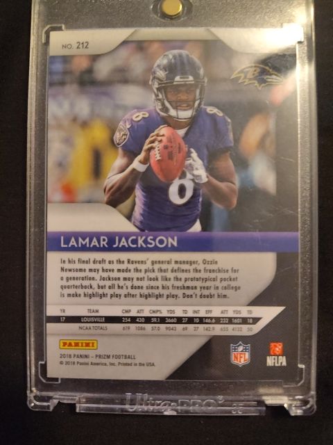 Lamar Jackson prizm
