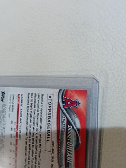 2018 Topps shohei ohtani rookie