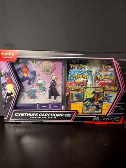 Cynthia's Garchomp ex Premium Collection Box SEALED