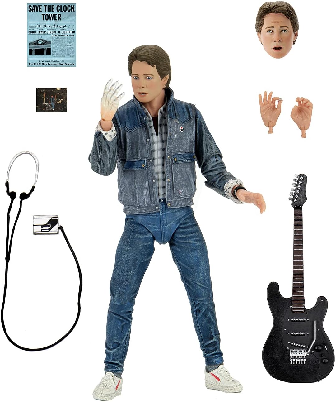 NECA Back to the Future - Ultimate Marty McFly 85' (Audition) - 7" Scale Action Figure - back