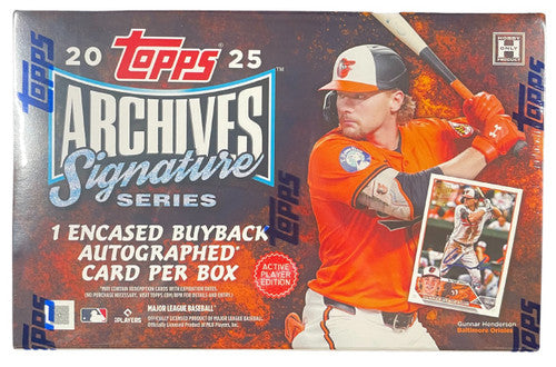 2025 Topps Archives Signature Series Baseball Active Player Edition