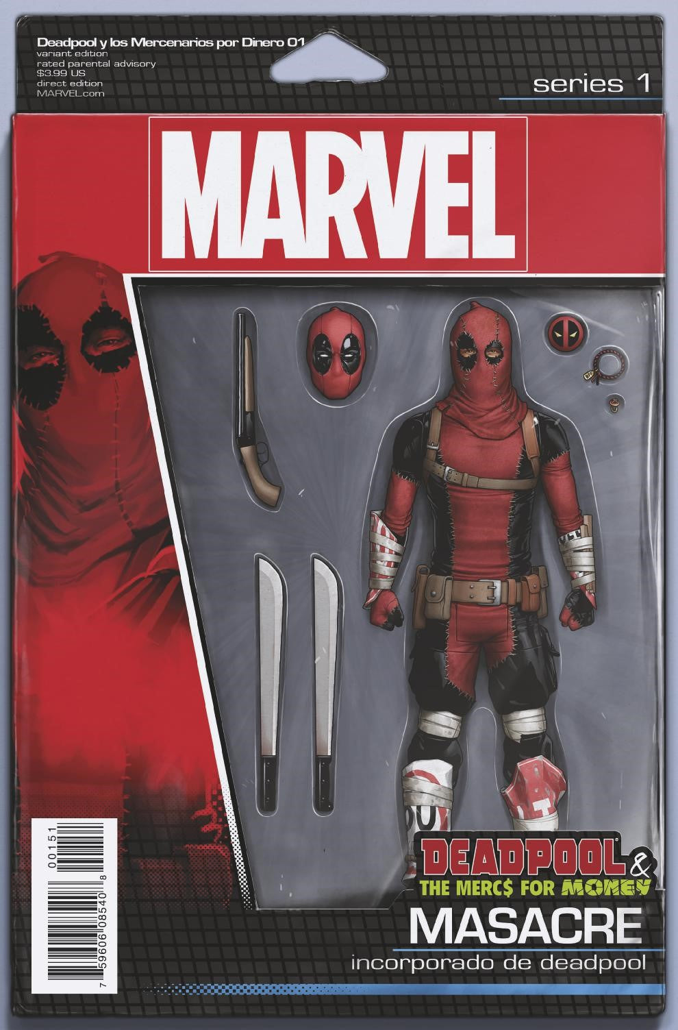 Deadpool Mercs For Money #1 (Of 5) Action Figure Variant
