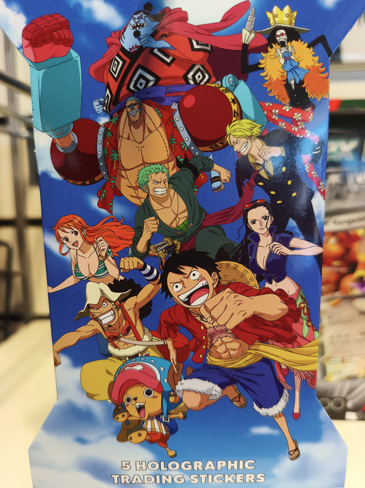 One Piece holo trading stickers