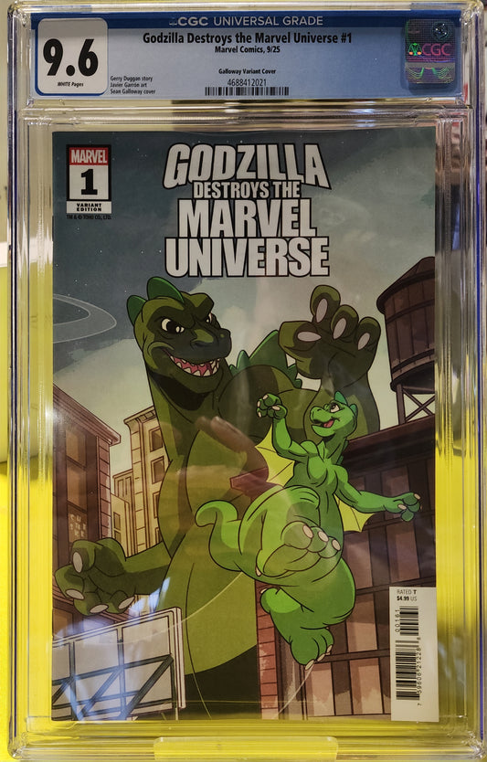 Godzilla Destroys the Marvel Universe #1 CGC 9.6