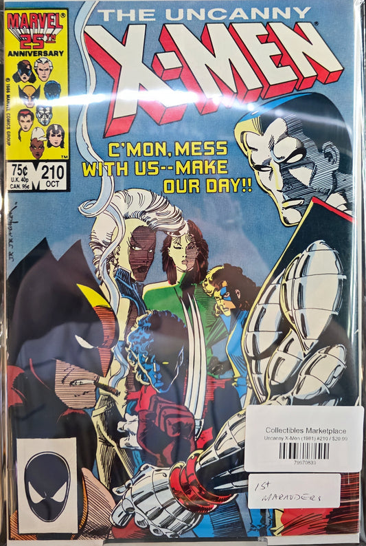 Uncanny X-Men #210 Newsstand Edition
